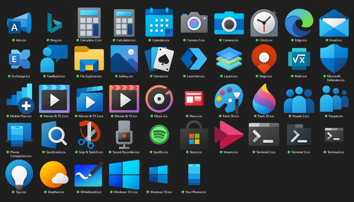 icon pack for windows 10 