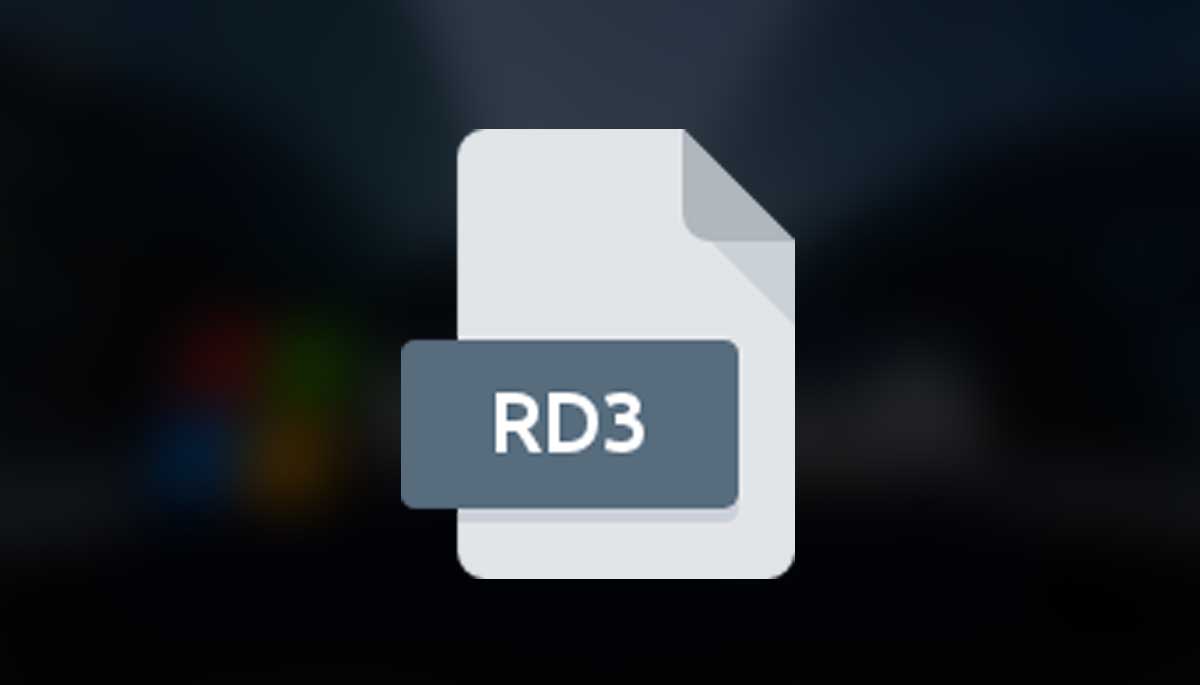 How to open a .rd3 file 